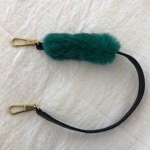 3.1 Philip Lim leather and rabbit fur bag strap